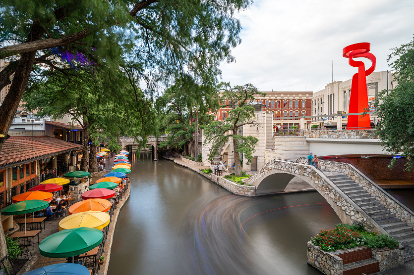 San Antonio Riverwalk at sunset – best homeowners insurance in Texas.