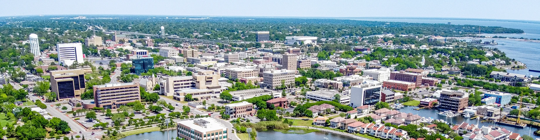 Downtown Pensacola - best car insurance in Florida.